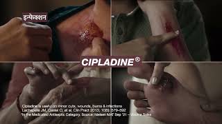 CIPLADINE SKIN KA FIRST AID HINDI TVC 10 SEC [upl. by Radu]