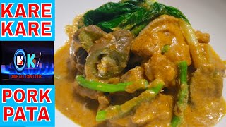 CHAMPION KARE KARE PATA NG BABOY  PORK PATA KARE KARE RECIPE  ONCHOS KITCHEN [upl. by Eveline628]