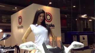 Bimota babe on a 2013 DB11  Eicma 2012 [upl. by Studley319]