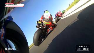 2024 Bennetts British Superbikes RD3 Donington Park  final two laps from onboard [upl. by Bjork543]