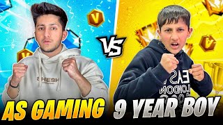 9 Year Boy Vs As Gaming 1 Vs 1 Clash Squad Fight 50000 Diamonds Challenge  Garena Free Fire [upl. by Nnayt]