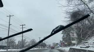 jenkintown pa  snow  winter season [upl. by Zinn]