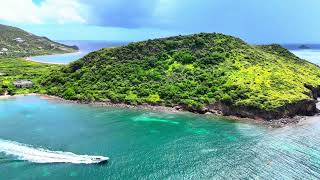 4K HDR Cockleshell Bay Beach St Kitts [upl. by Eesac]