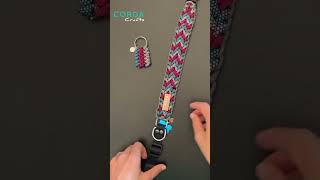 ⌘ Customized PARACORD DOG COLLAR  CORDA Crafts 🐾 [upl. by Aisatna563]