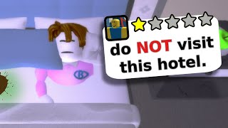 I Visited The WORST Roblox Hotel 1Star [upl. by Shifra]