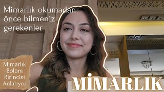 MİMARLIK  Mimarlık Okumadan Önce Kesinlikle Bilmeniz Gerekenler mimarlıkfakültesi mimarlık yks [upl. by Noerb823]