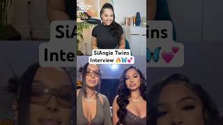 The SiAngieTwins new album is FIRE🔥💕 music hiphop randb interview [upl. by Snilloc]