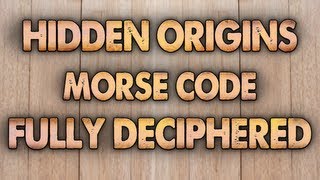 Morse Code Origins Cipher FULLY DECODED Zombies Easter Egg [upl. by Labaw91]