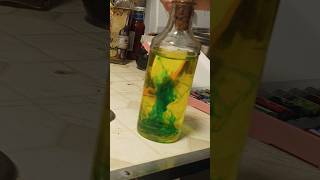 My own creation the Toxic Aura potion Water amp food coloring dye [upl. by Ashien328]