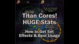 Rise of Firstborn  Titan Cores and Titan PartsBIG STATS and How to Use Them [upl. by Haberman]