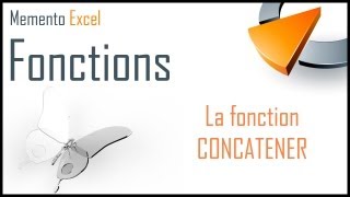 La fonction CONCATENER dans Excel  Formation Excel Marseille [upl. by Kobe]