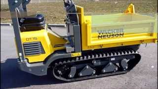 Kettendumper DT15  Wacker Neuson [upl. by Aicinad]