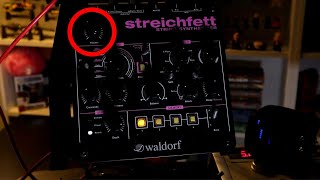 Minimal Ambient Synth Demo pt 3 NO TALK  Waldorf Streichfett Demo [upl. by Ellehcor]