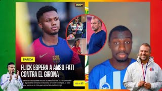 🚨 Barça  Ansu Fati confirme sa présence pour le prochain match contre Girona ✅ Hansi Flick espère… [upl. by Juanita]