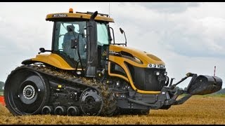 Super Silent new Challenger MT 765D  Kuhn Discover XL 60 Disc harrow [upl. by Araeit623]