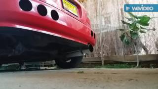 Jdm d15b vtec cold start sound SRS racing exhaust system [upl. by Ocer]