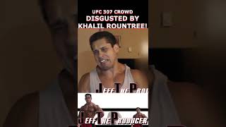 UFC 307 Fans DISGUSTED by Khalil Rountree after getting KNOCKED OUT by Alex Pereira Crazy Casuals [upl. by Lraed181]