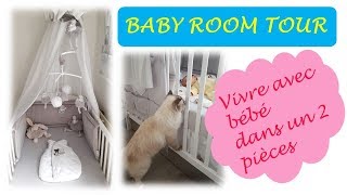 Baby Room Tour  Spécial petits espaces  Vivre dans un 2 pièces avec bébé [upl. by Reba344]