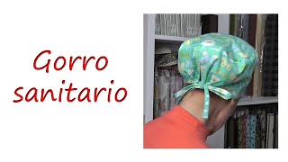 Cómo hacer un GORRO SANITARIO  Surgical cap with adjustable ties [upl. by Eire]