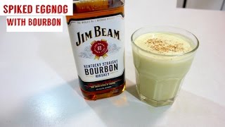 How To Make Eggnog with Alcohol Spiked Eggnog Recipe Homemade [upl. by Magnum173]