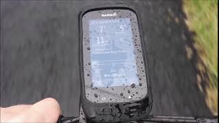 Garmin Edge 1000 Widget IQ Connect Accuweather sur la route [upl. by Manya]