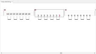 夜の本気ダンス  Crazy Dancer ベース tab [upl. by Omlesna]
