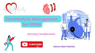 Thrombolytic Therapy for STEMI  Myocardial Infarction Management  Thrombolytic Medication [upl. by Berstine]