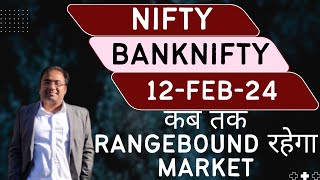 Nifty Prediction and Bank Nifty Analysis for Monday  12 February 24  Bank Nifty Tomorrow [upl. by Naneik]