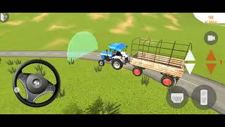 indian tractor driving 3d game new update [upl. by Matlick]