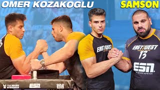 OMER KOZAKOGLU  TRAINING  FIGHTS  MOTIVATION ARMWRESTLING [upl. by Dedra]