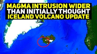 Massive Magma Intrusion in Iceland Volcano Eruption Update [upl. by Cynthia678]