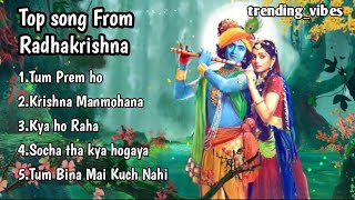 Top 5 Song From Radha krishna   Radha Krishna Serial  Best Krishna Bhajan sumellika [upl. by Arymahs267]