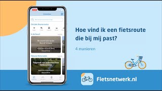 Hoe vind ik een fietsroute die bij mij past in de Fietsnetwerk App [upl. by Bergquist]