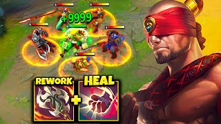 LEE SIN BUT ONE AUTO  FULL HEAL WITH 300 LIFESTEAL NEW RAVENOUS HYDRA [upl. by Allred673]