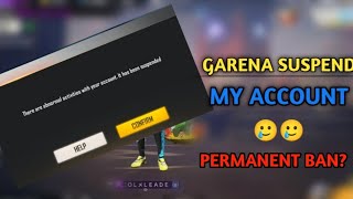 HOW TO UNBAN YOUR FF ACCOUNT GARENA SUSPEND MY ACCOUNTPERMANENT BAN [upl. by Ainahtan]