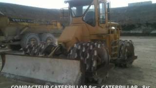 Compacteur à pieds de mouton CATERPILLAR 815 [upl. by Bihas]