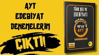 AYT EDEBİYAT DENEMELERİM  ÇIKTI [upl. by Lanor85]