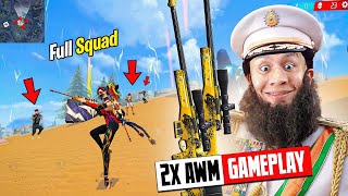 New Awm Skin First Gameplay in Solo Vs Squad 🫣 Tonde Gamer [upl. by Wallas]