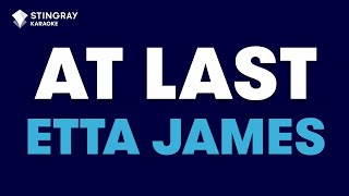 Etta James  At Last Karaoke with Lyrics [upl. by Nadine]