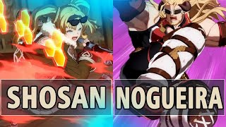 GBVSR🔥Shosan Zeta Crimson Bomber Vs Nogueira Ladiva🔥 High Level Gameplay [upl. by Imled]