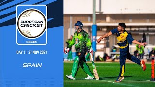 🔴 ECS Spain 2023  Day 1  T10 Live Cricket  European Cricket [upl. by Godard]