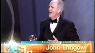 John Lithgow wins 1999 Emmy Award for Lead Actor in a Comedy Series [upl. by Joanna]