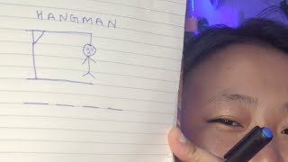 Playing HANGMAN game with the VIEWERS🤗 hangman [upl. by Gretta]