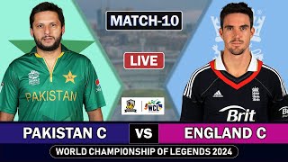 Pakistan vs England Live Scores amp Commentary  World Championship of Legends  PAK vs ENG LIVE [upl. by Fanchie]