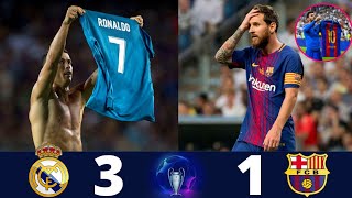 Real Madrid 3 x 1 Barcelona ■  Ronaldo Revenge on Messi   Spanish Super Cup2017  Full Highlight [upl. by Yderf]