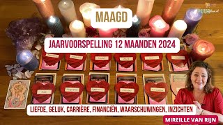 MAAGD STERRENBEELD VOORSPELLING 2024 TAROT  ASTRO LENORMAND MIREILLE VAN RIJN [upl. by Jotham]