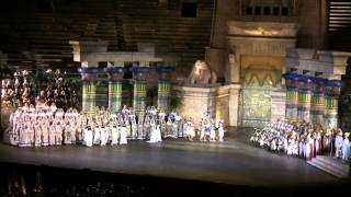 Arena Di Verona Aida 1913 07092014 [upl. by Ajiram]