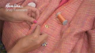 Hemline Snap Fasteners [upl. by Arakal]