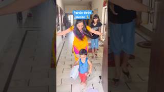 Parcel leke bhagne ki rashm😀  Full time working single mom schedule  Ghamu shorts dailyvlog [upl. by Orran]