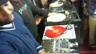 DJ Mell Starr vs DJ KG Battle Rock and soul Holiday Party 20 [upl. by Nadnal821]